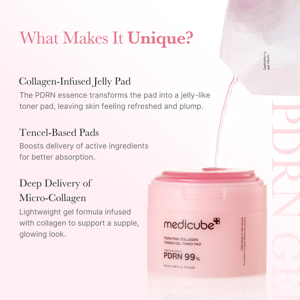 Salmon DNA Collagen Gel Toner Pads