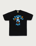 Men's Cotton Camo Character Graphic T-Shirt - Black Blue