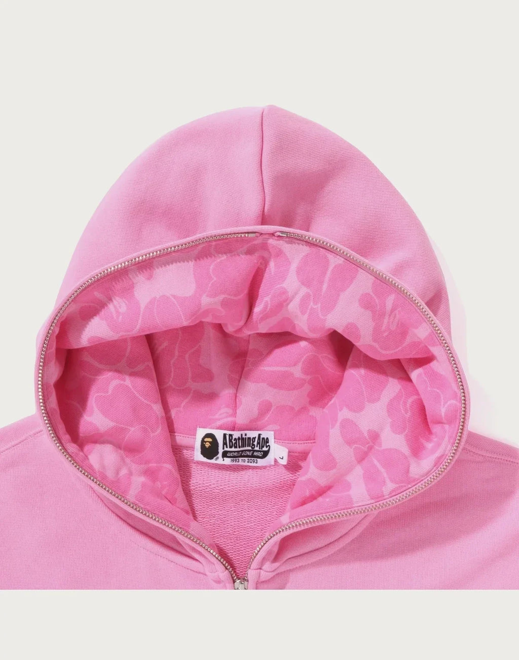 Men's Relaxed Cotton Zip Hoodie - Green