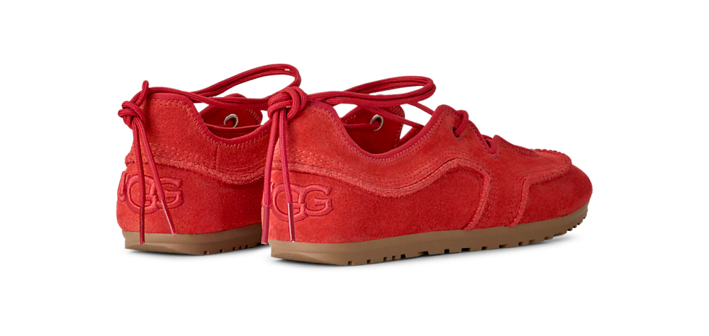 Women's Suede Ballet Sneaker - Blue