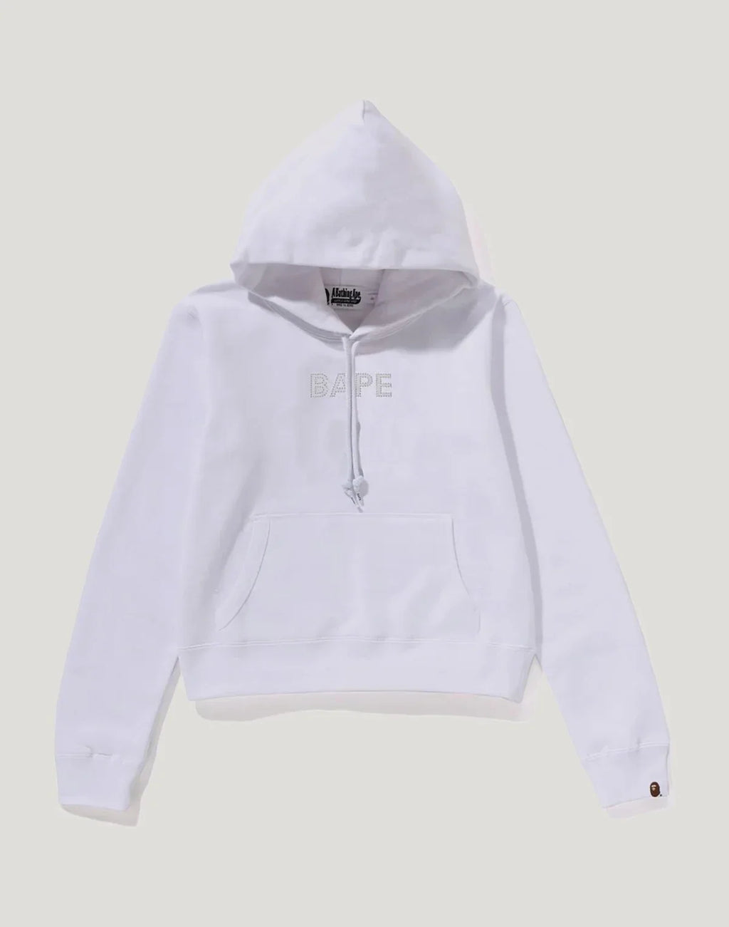 Women's Crystal Graphic Pullover Hoodie - White