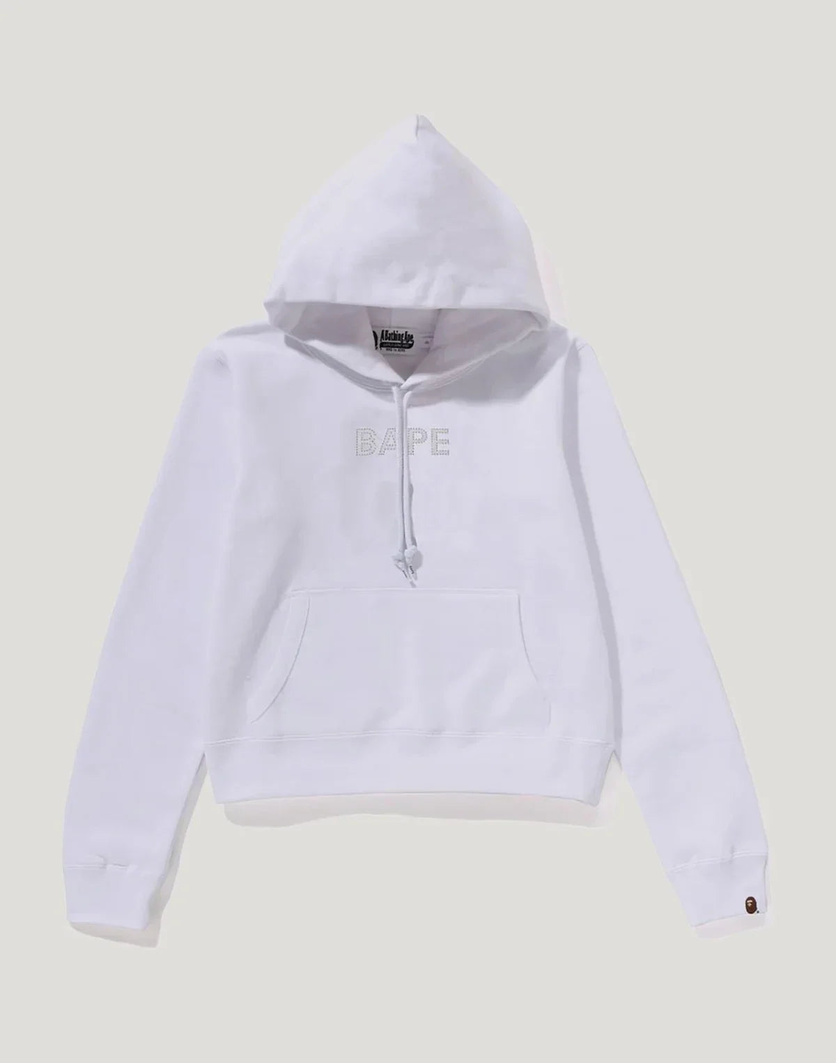 Women's Crystal Graphic Pullover Hoodie - White
