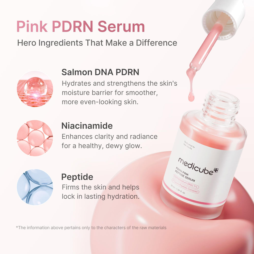 Rose PDRN Peptide Facial Serum