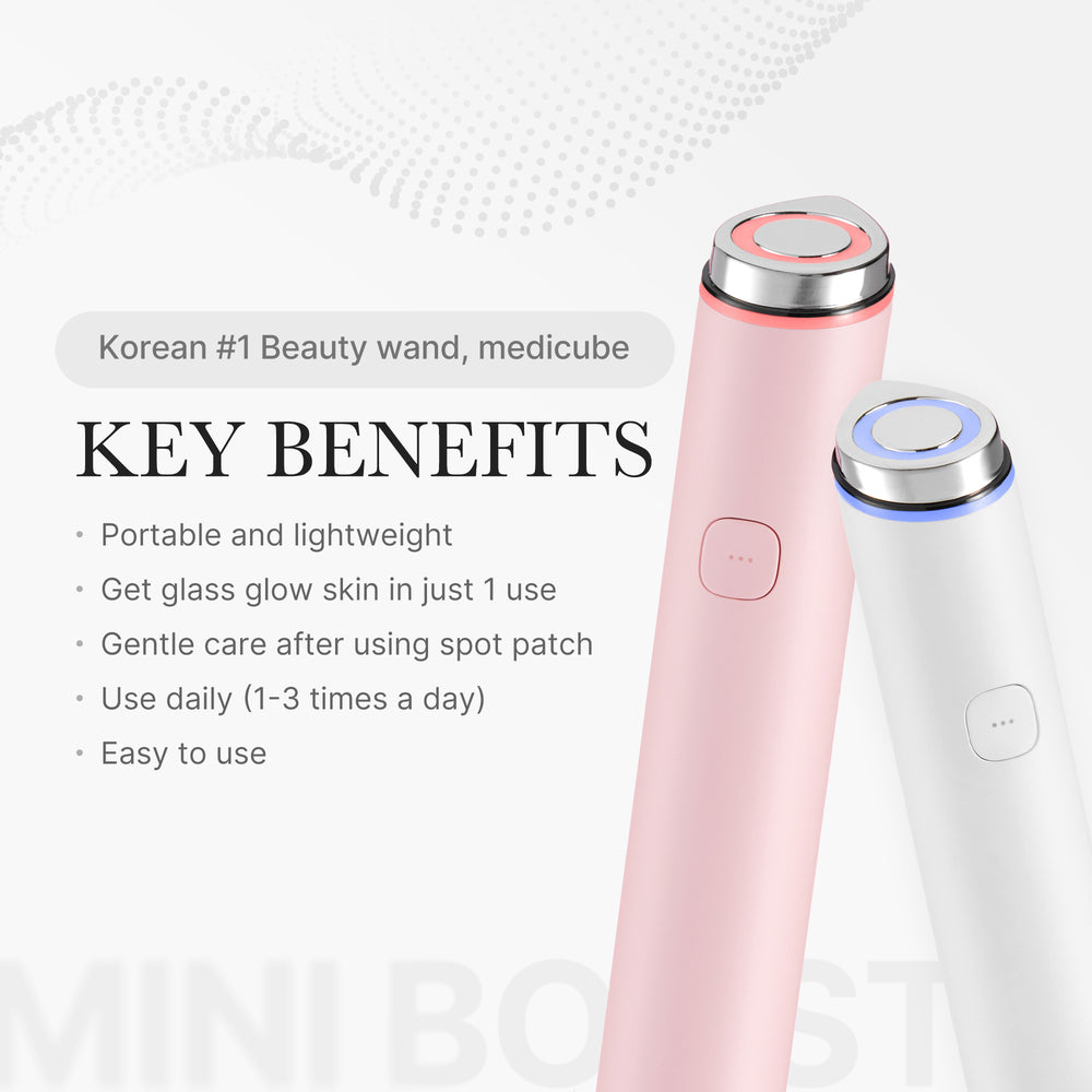 White Portable Facial Care Wand