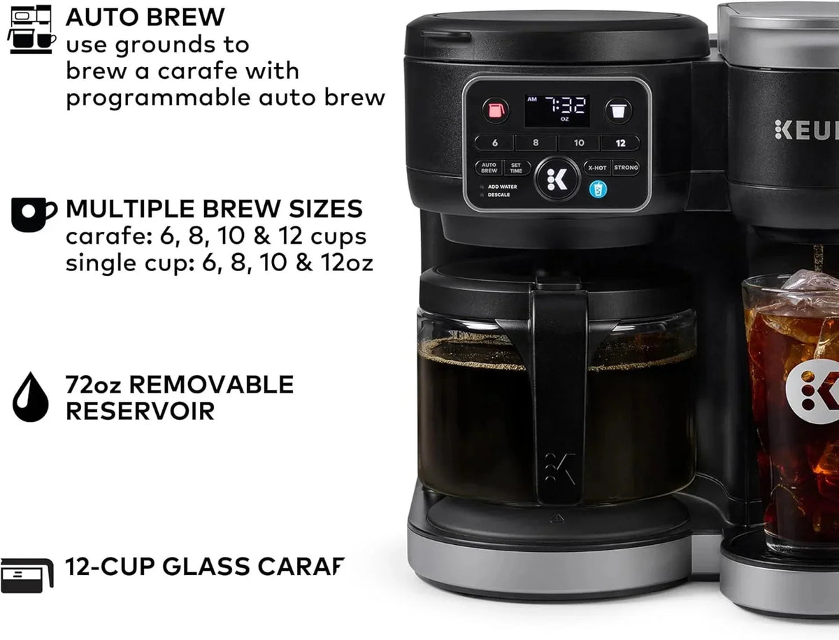 Keurig Hot & Iced Single Serve And Carafe Coffee Maker, 72oz - K-Duo Gen 2