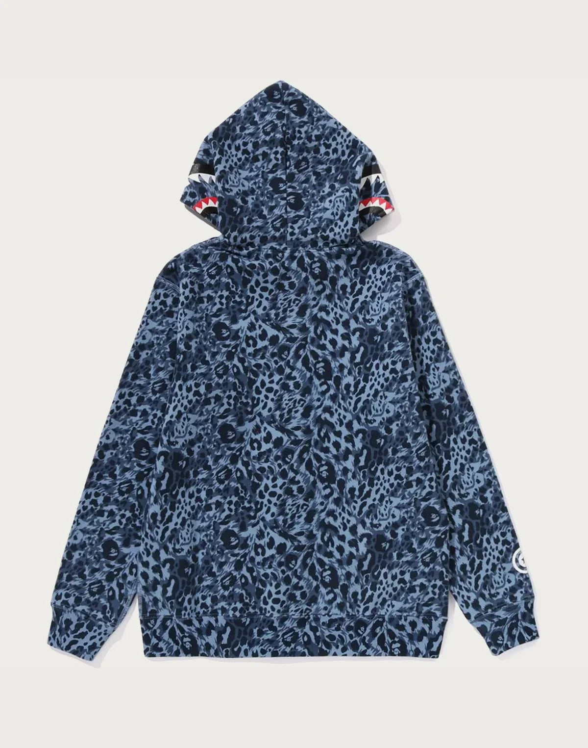 Kids' Leopard Print Zip Hoodie - Beige