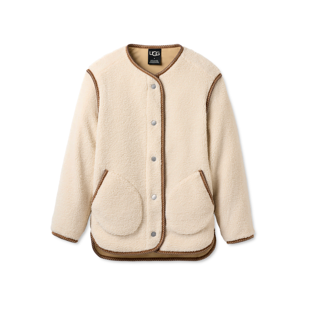Women's Plush Fleece Lined Jacket - Brass