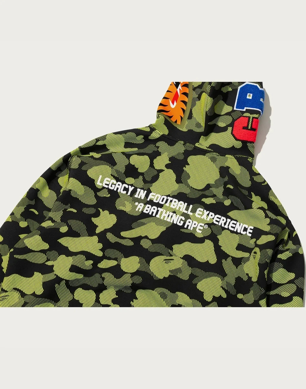 Relaxed Full-Zip Graphic Hoodie - Green