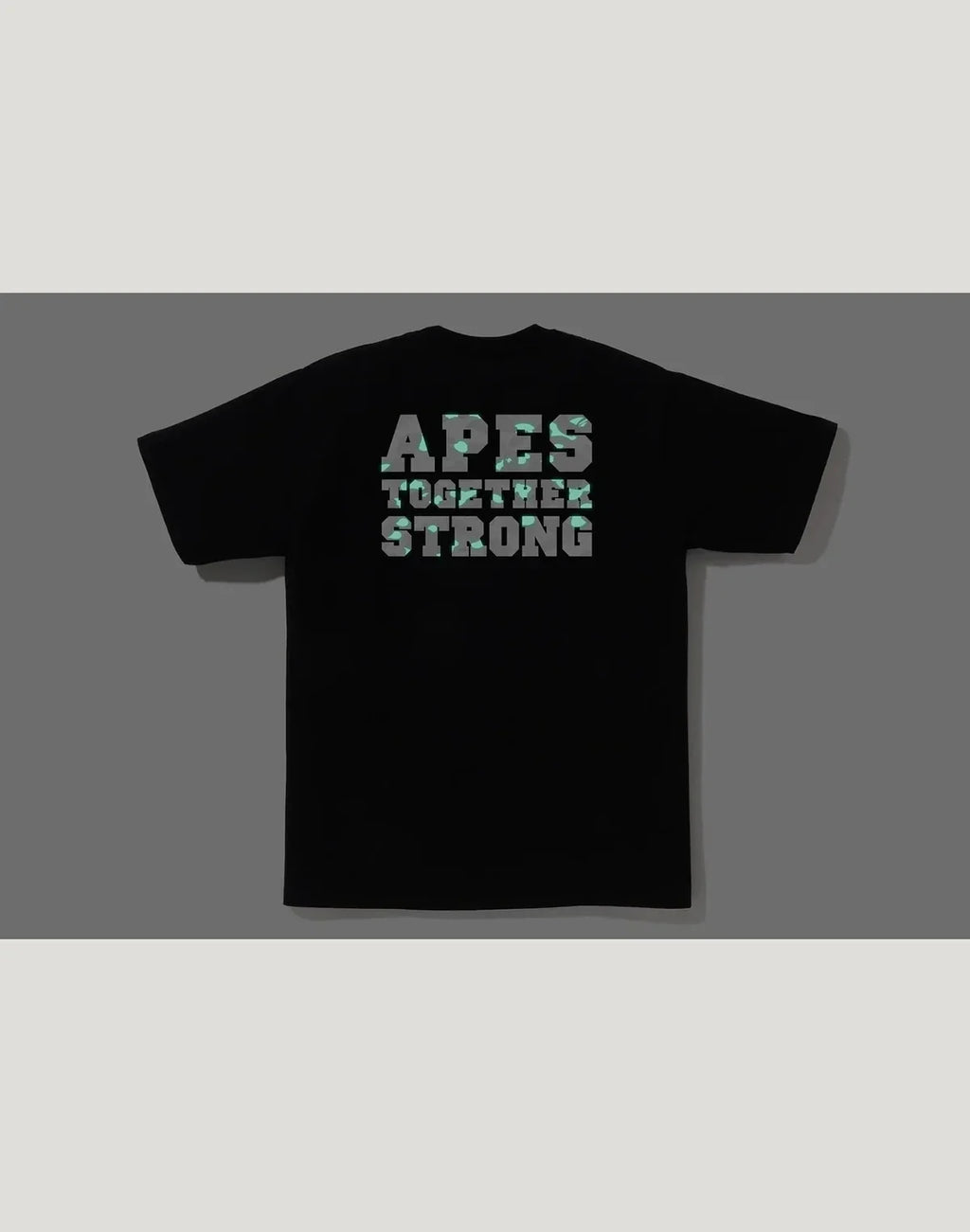 Men's Cotton Camo Graphic T-Shirt - Black