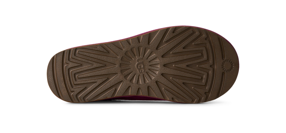 Women's Suede Sheepskin Slipper - Moonlight