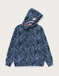 Kids' Leopard Print Zip Hoodie - Beige