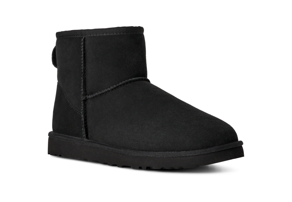Men's Sheepskin Mini Boot - Black
