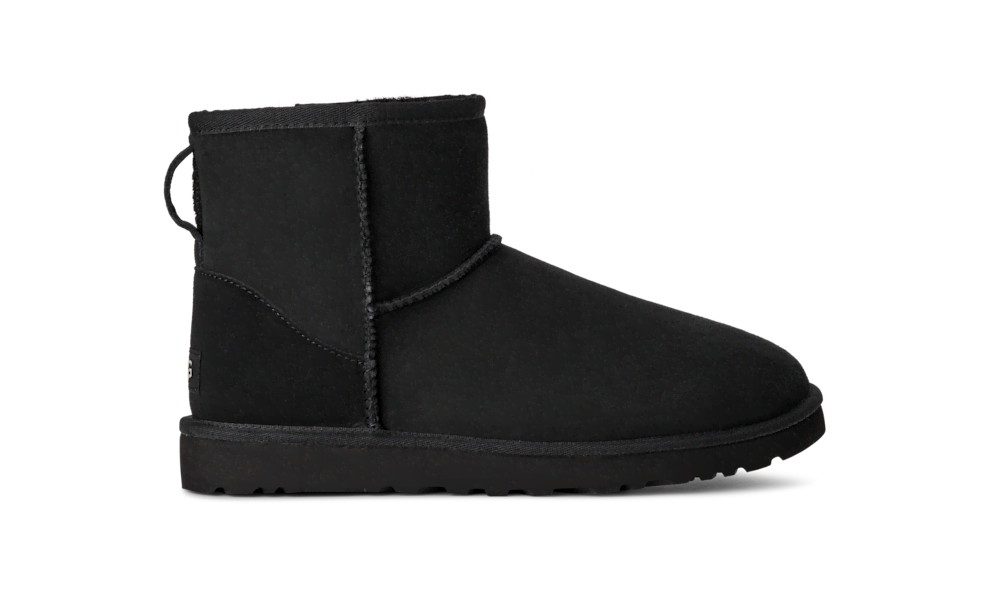 Men's Sheepskin Mini Boot - Black