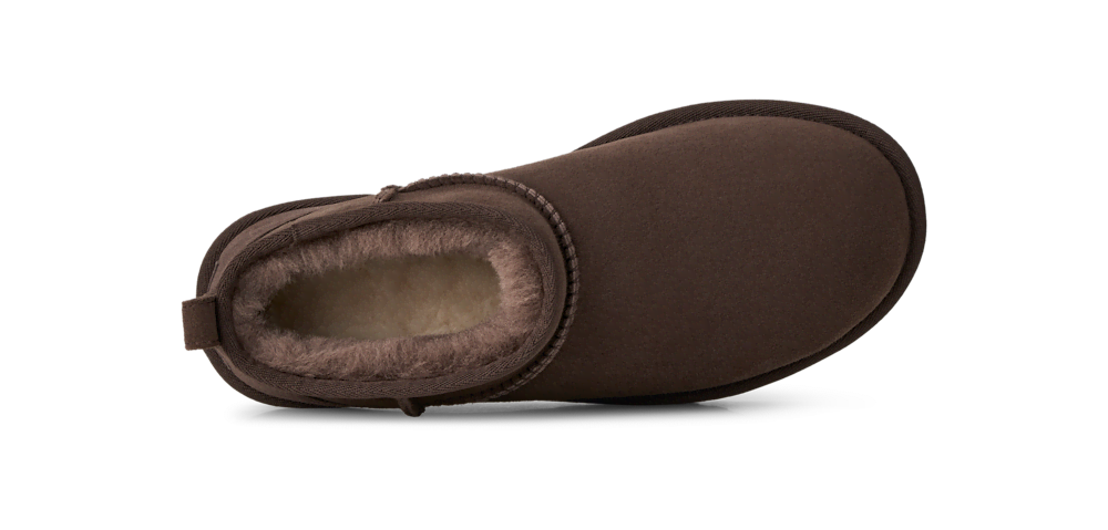 Women's Ultra-Short Sheepskin Boot - Grey