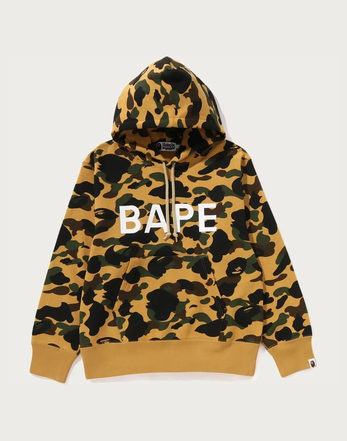 Women's Camo Pullover Hoodie - Yellow
