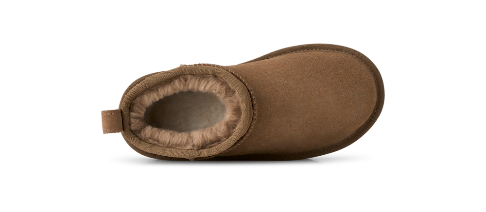 Kids' Suede Platform Ankle Boot - Sand
