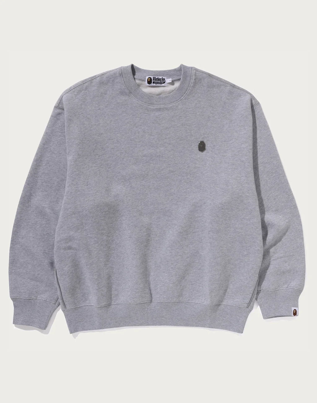 Men's Relaxed Graphic Crewneck Sweatshirt - Grey