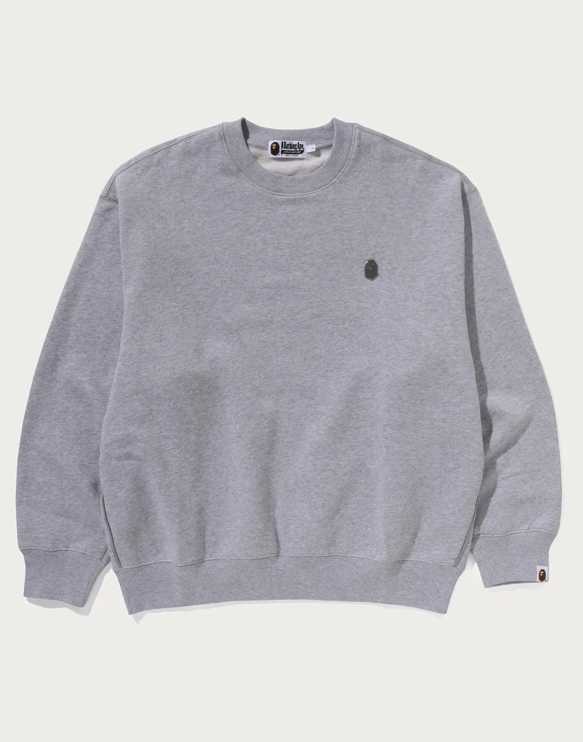 Men's Relaxed Graphic Crewneck Sweatshirt - Grey