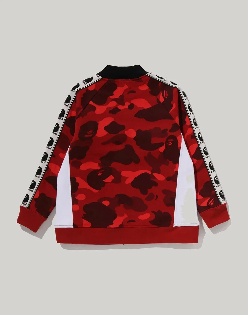Kids' Cotton Camo Track Jacket - Red