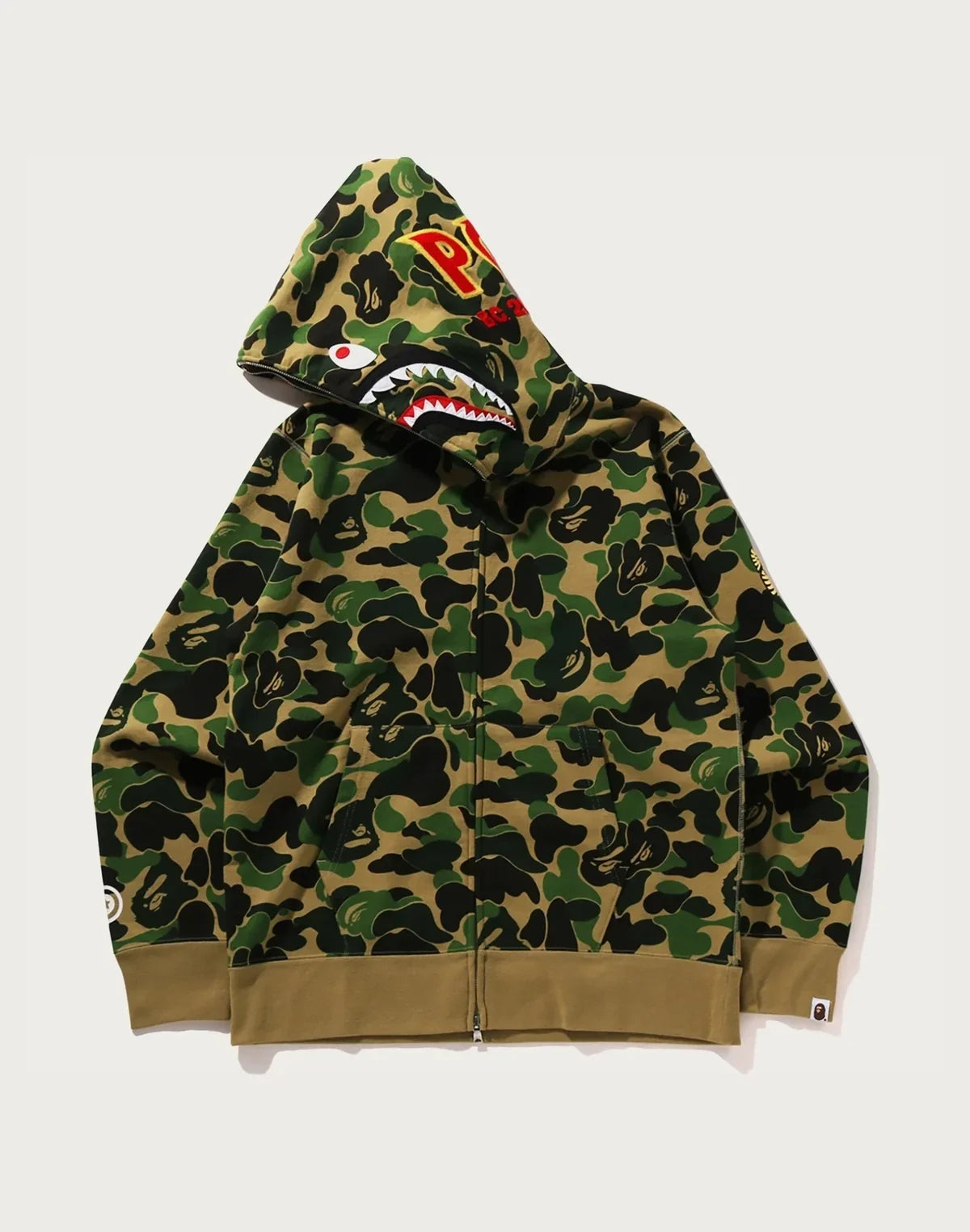 Camo Full-Zip Hoodie - Blue